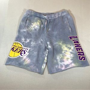 LA Lakers tie dye nba shorts Kobe medium
